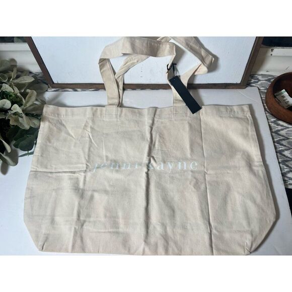 New Jenni Kayne Canvas Tote 23 X 15 X 6 - Picture 1 of 7